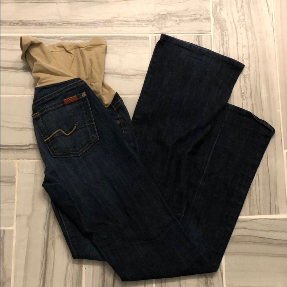7 for All Mankind Maternity Jeans sz 25